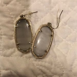 Gray Kendra Scott earrings